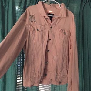 Distressed Denim Jacket